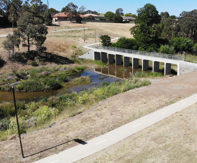 integrated solar powered path lights