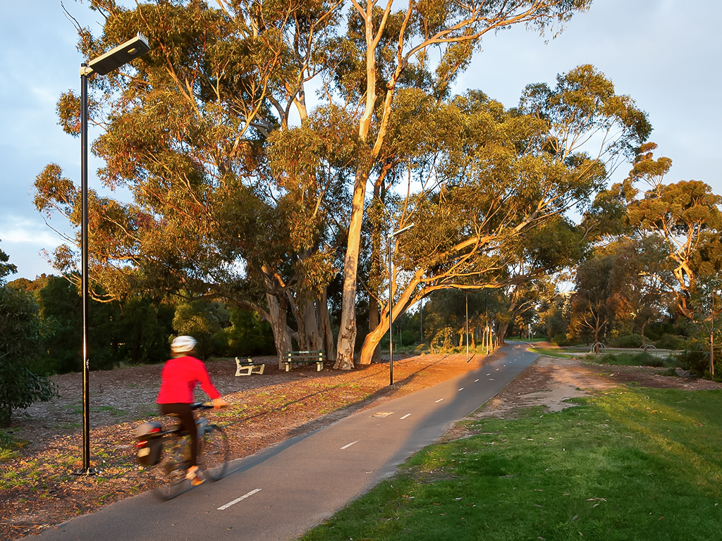 solar shared pathway lighting