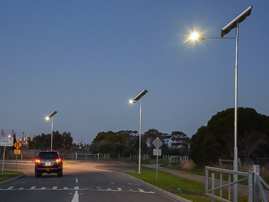 integrated solar led light