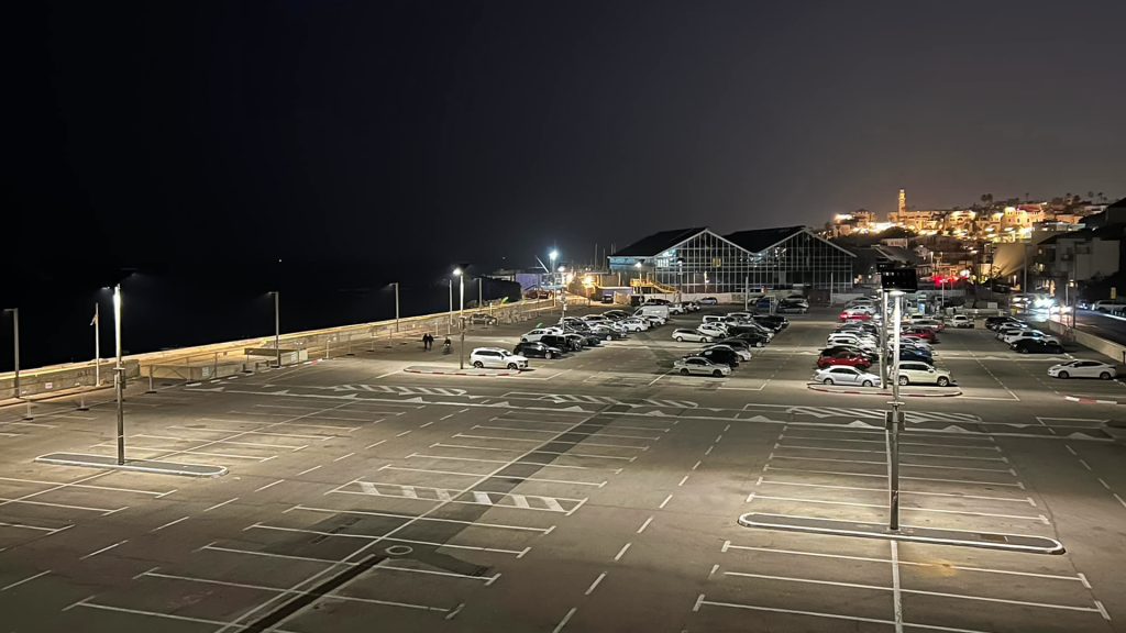 LEADSUN Israel Installed Smart Solar Parking Lot Lights at Jaffa Port