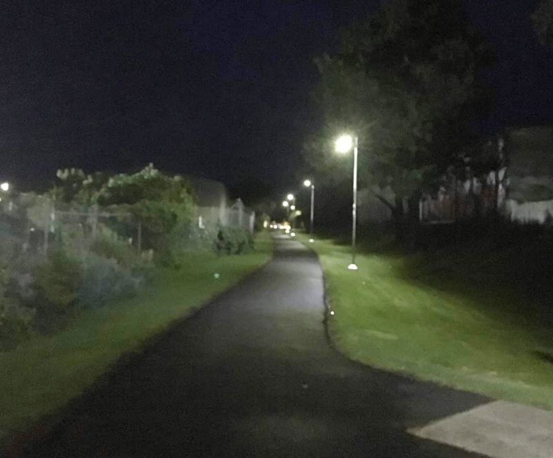 all in two solar street lights for pathway l