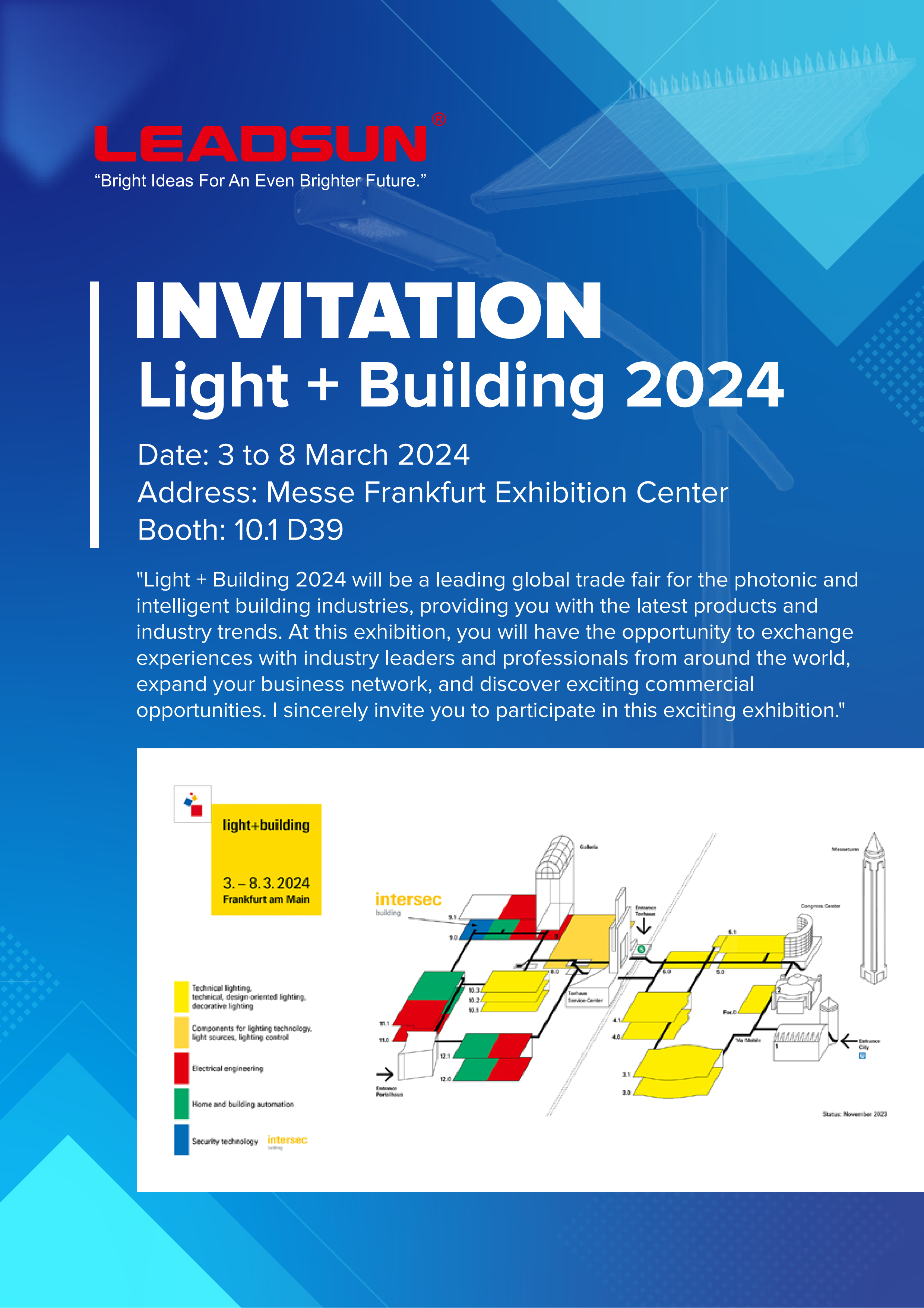 Light + Building 2024 Invitation