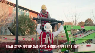 grid-free solar street lighting
